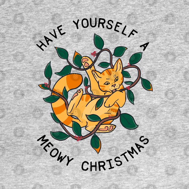 Have Yourself a Meowy Christmas by CloudWalkerDesigns